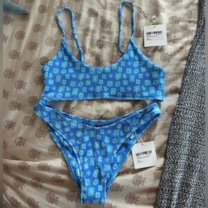 BNWT Honey Swim Salty ribbed bikini set!